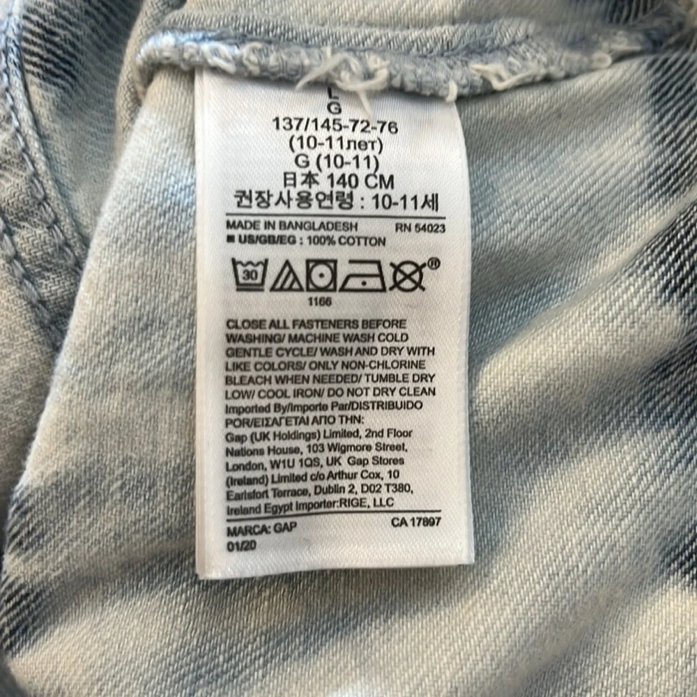 Gap Denim Tie Die Jumper Girls